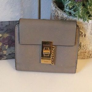 Chloe Grained Lambskin Drew Wallet